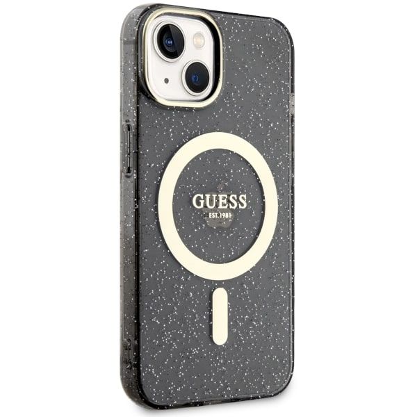 Etui Guess do iPhone 15 Plus, iPhone 14 Plus, Czarny, MagSafe zdjęcie 4
