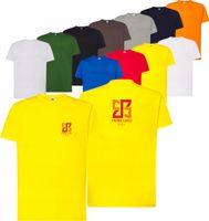 męska KOSZULKA T-SHIRT DOWOLNY HAFT firmowa reklamowa LOGO tekst grafika