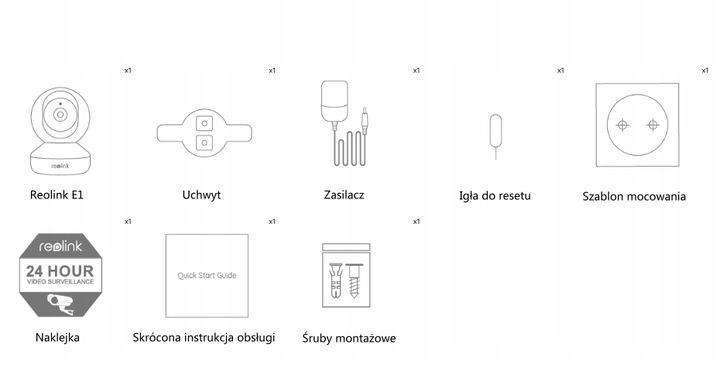 Kamera Reolink Seria E E320 3MP super HD PTZ zdjęcie 7