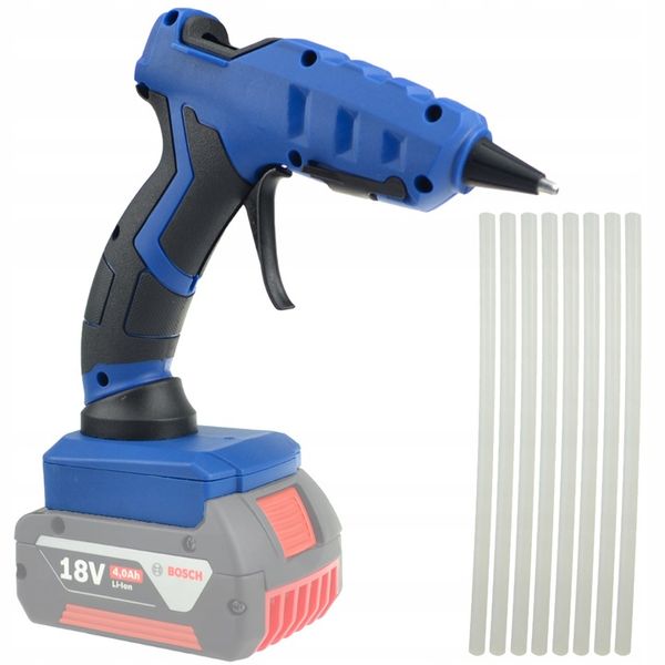 PISTOLET DO KLEJU NA GORĄCO DO BATERII BOSCH 18V KLEJ GRATIS zdjęcie 1