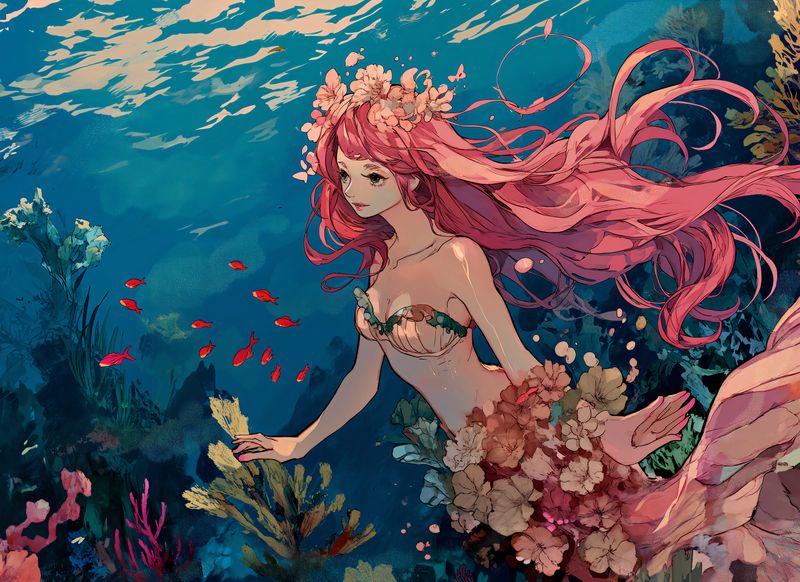 Plakat 55x40cm Nimfa Oceanu zdjęcie 1