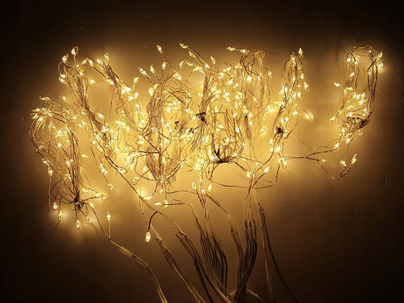 LAMPKI KURTYNA druciki mikro LED 8 FUNKCJI WEW/ZEW zdjęcie 5