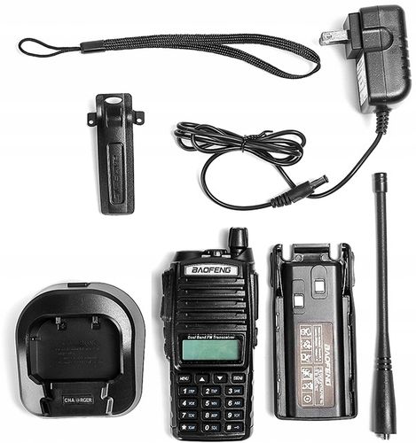 4x KRÓTKOFALÓWKA MOCNA WALKIE TALKIE BAOFENG UV-82 5W PMR RADIOTELEFON na Arena.pl