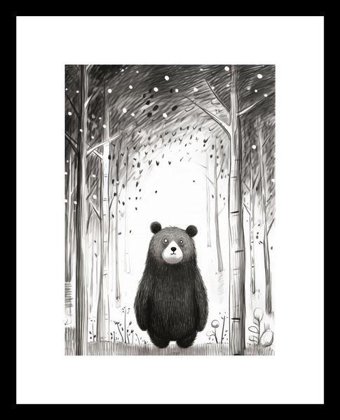 Plakat 13x18cm Ciekawski Miś zdjęcie 3