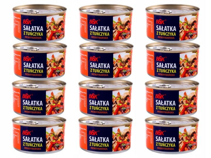 B&K SAŁATKA Z TUŃCZYKIEM MEKSYKAŃSKA 12x 185g zdjęcie 1