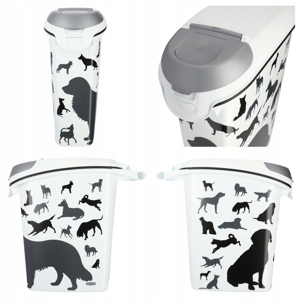 Curver Pojemnik Na Karmę Żywność Dla Psa Kota 10kg zdjęcie 4