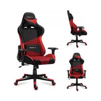 Fotel Gamingowy HUZARO Force 6.2 Czerwony Mesh regulacja
