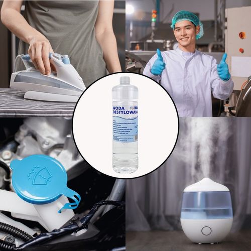 WODA DESTYLOWANA ULTRACZYSTA 1L do żelazka autoklawu akwarium nawilżacza na Arena.pl