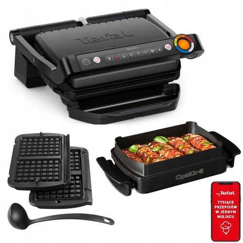 Grill elektryczny Optigrill+ GC7178 + SET ACC 2000 W gofry na Arena.pl