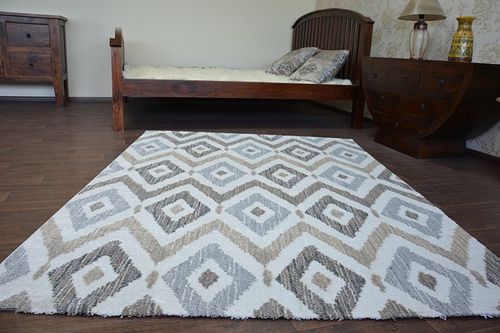 Dywan SAMPLE OPUS 6024 krem ROMBY na Arena.pl