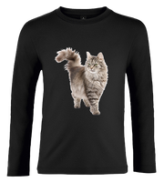 Bluzka tshirt z długim rękawem Kot