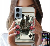 ETUI DO MOTOROLA G34 5G - KARTA KRÓL KRÓLOWA POKER KARTY + FOLIA