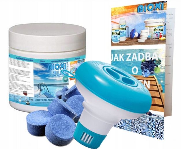 ZESTAW MULTI TABLETKI BLUE DO BASENÓW CHLOR PŁYWAK zdjęcie 3