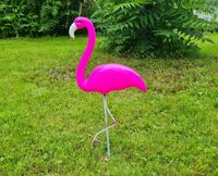 Figura ozdobna  FLAMING różowy ciemny H: 57cm