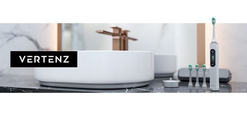 Szczoteczka Soniczna do zębów VERTENZ Wymienne Końcówki USB INDUKCJA White na Arena.pl