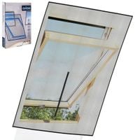 Moskitiera na okno dachowe czarna 140x120 cm