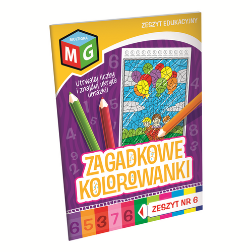 Zagadkowe kolorowanki nr. 6 na Arena.pl