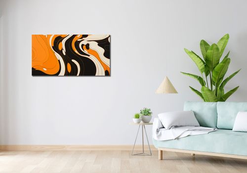 Obraz 100x50cm Tańczący Atrament na Arena.pl