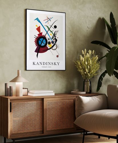 Plakat Kandinsky Violet 30x40 cm w czarnej ramie na Arena.pl