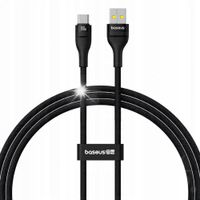 Baseus mocny wytrzymały kabel 1m USB USB-C oplot 100W 20V 5A 100cm czarny