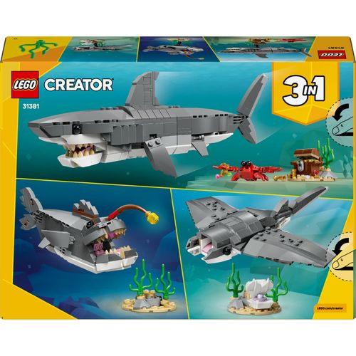 LEGO Creator 3w1 31381 Groźny Rekin Skrzynia katalog 2026r 8+ na Arena.pl
