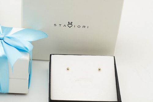 Złote kolczyki KZG6045 na Arena.pl