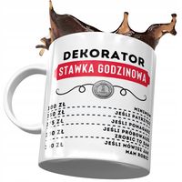 Dla Dekoratora Kubek Na Urodziny Na Prezent Z Nadrukiem Ze Zdjęciem