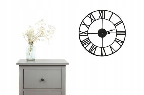 Metalowy zegar ścienny  40 CM vintage loft na Arena.pl