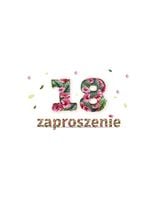 zaproszenie urodziny 18-stka zest.61637  a'10