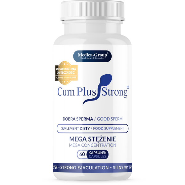 60 CUM-PLUS STRONG WIECEJ NASIENIA LEPSZY SMAK SPERMY WYTRYSK MEGA STĘŻENIE zdjęcie 4