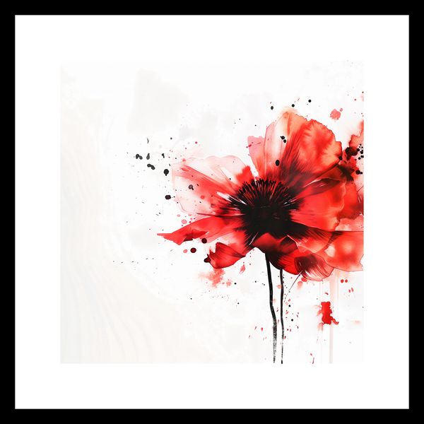 Plakat 30x30cm Płynna Akwarela zdjęcie 3