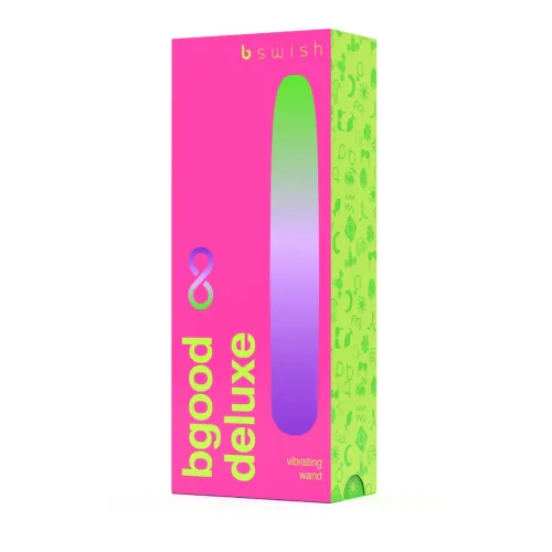 b swish bgood infinite deluxe niebieski - wibrujący model silikonowy 18 cm na Arena.pl