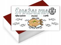 Wizytówki firmowe reklamowe 200szt różne wzory SMAŻALNIA RYBY