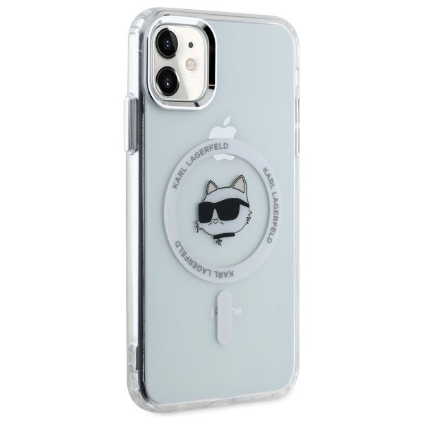 Etui Karl Lagerfeld do iPhone 11, iPhone XR, Biały, MagSafe zdjęcie 4