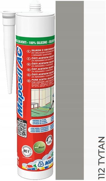 MAPEI Silikon Mapesil AC 112 TYTAN 310ml zdjęcie 1