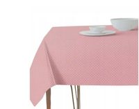 Obrus Plamoodporny Żakardowy 110x160 Różowy