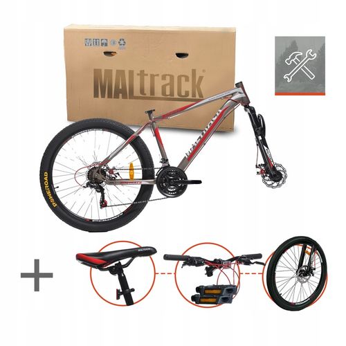 ROWER GÓRSKI MTB 26 SHIMANO 21 BIEGÓW SHIMANO 2 Tarcze RAMA 18" KOŁA 26" na Arena.pl