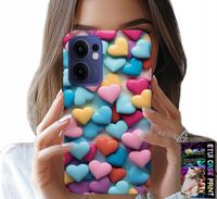 ETUI DO OPPO FIND X5 LITE - KOLOROWE SERCA MOŻLIWOŚĆ PERSONALIZACJI