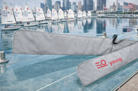 Pokrowiec do łódki Optimist żagiel i omasztowanie . ELO Young