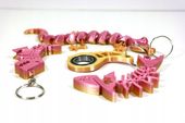 BIG ZESTAW KEYRAMBIT SHARK REKIN KEYFLIPPER Rekinek Trex Flex TikTok Brelok