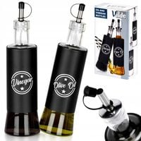 2x Butelka SZKLANA z dozownikiem na OLIWĘ OCET do oliwy octu dozownik