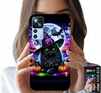 ETUI DO XIAOMI 12T / 12T PRO - CZARNY KOTEK HALLOWEEN SALEM DYNIA WZORY