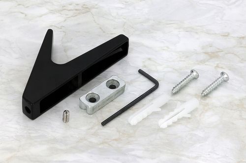 3x WIESZAK NA UBRANIA DO PRZEDPOKOJU HACZYK ŚCIENNY CZARNY DO LAMELI na Arena.pl