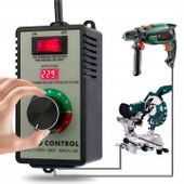 Regulator obrotów silnika mocy napięcia 4000W 230V w obudowie z gniazdkiem