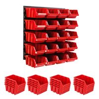 Tablica warsztatowa narzędziowa 386 x 390 mm ścianka garaż 20 kuwet