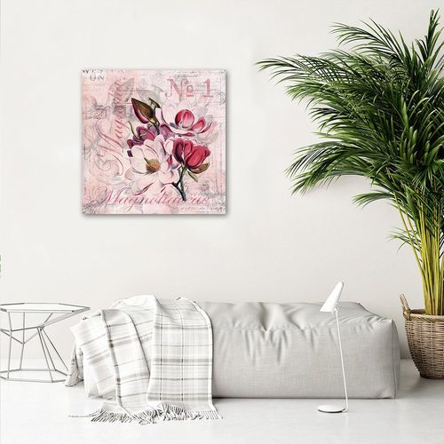 Deco Panel, Kwiaty magnolii 2 80x80 na Arena.pl