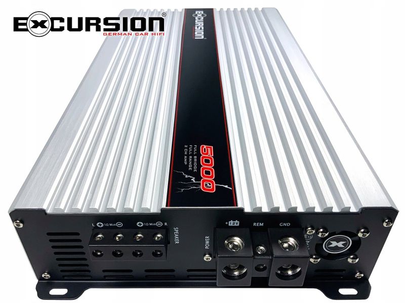 Wzmacniacz samochodowy Excursion 2 kanałowy 5000W zdjęcie 6