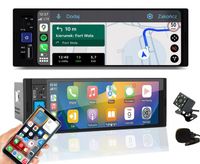 RADIO SAMOCHODOWE NAWIGACJA 1DIN ANDROID BT USB AUX KAMERA COFANIA CARPLAY