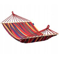 POTENZA hamak ogrodowy ACADIA XL 220x160 cm z poprzeczkami 2os. Największy