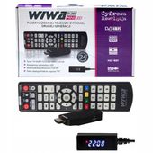 TUNER DEKODER TELEWIZJI NAZIEMNEJ DVB-T2 WIWA H.265 MINI LED